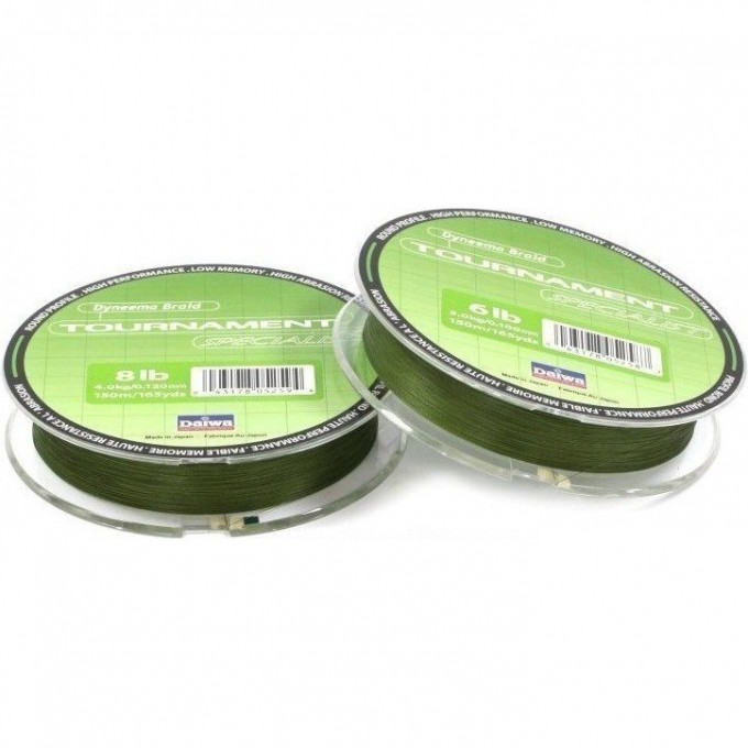 Плетеная леска DAIWA Tournament Specialist SP - 4 Lb (150м) (тёмно-зелёная) 43178052570 Плетеная леска DAIWA Tournament Specialist SP - 4 Lb (150м) (тёмно-зелёная) 43178052570
