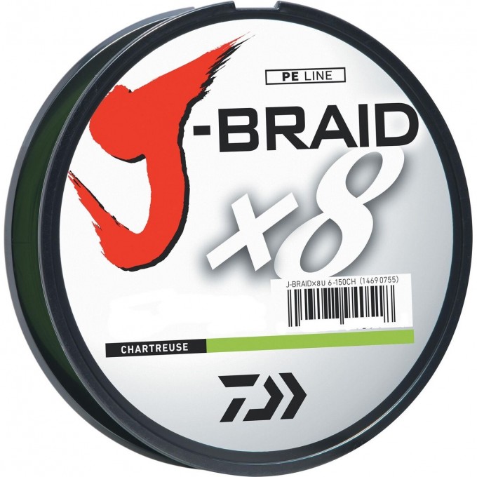 Шнур DAIWA J-Braid X8 0,16мм 150м multicolor 12755-016 Шнур DAIWA J-Braid X8 0,16мм 150м multicolor 12755-016